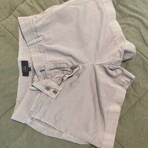 J. Crew Women's Light Gray Chino Shorts - size 6